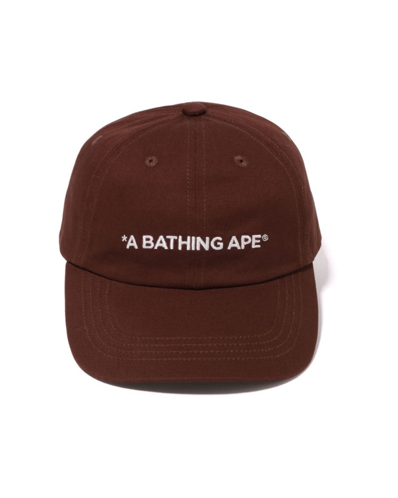 Chapeaux Bape A Bathing Ape 6panel Chocolat Homme | ESL-80281989